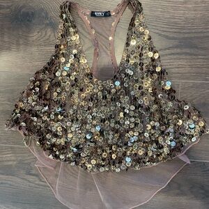 NWOT Sequin Embellished Top